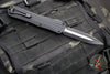 Heretic Manticore-X OTF Auto- Double Edge- Tactical- Black Frag Pattern Handle- Two-Tone Black Full Serrated Blade- Black HW H032F-10C-T