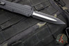 Heretic Manticore-X OTF Auto- Double Edge- Tactical- Black Frag Pattern Handle- Two-Tone Black Full Serrated Blade- Black HW H032F-10C-T