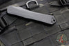 Heretic Manticore-X OTF Auto- Double Edge- Tactical- Black Frag Pattern Handle- Two-Tone Black Full Serrated Blade- Black HW H032F-10C-T