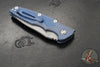 Hinderer Eklipse 3.5" Spearpoint Blade- AUTOMATIC-  Battle Blue Titanium- Working Finish S45VN Blade