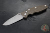 Hinderer Eklipse 3.5" Spearpoint Blade- AUTOMATIC-  Battle Bronze Titanium- Working Finish S45VN Blade