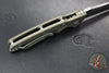 Hinderer Eklipse 3.5" Spearpoint Blade- AUTOMATIC-  Battle Green Titanium- Stonewash Finish S45VN Blade