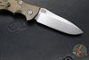 Hinderer Eklipse 3.5" Spearpoint Blade- AUTOMATIC-  Stonewash Bronze Titanium- Stonewash Finish S45VN Blade