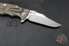 Hinderer Eklipse 3.5"- Bowie Edge- Battle Bronze Ti And Various G-10 Handle- Stonewash S45VN Blade