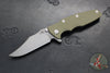 Hinderer Eklipse 3.5"- Bowie Edge- Battle Bronze Ti And Various G-10 Handles- Working Finish S45VN Blade