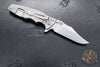 Hinderer Eklipse 3.5"- Bowie Edge- Stonewash Finished Ti And Various G-10 Handles- Stonewash S45VN Blade
