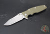 Hinderer Eklipse 3.5"- Slicer Edge- Hollow Grind- Stonewash Titanium and Various G-10 Scales- Stonewashed S45VN Blade