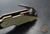 Hinderer Fulltrack- Wharncliffe Edge- Stonewash Bronze Titanium And Various G-10 Handle- Stonewash Blade