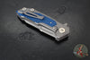 Hinderer Fulltrack- Wharncliffe Edge- Working Finish Titanium And Various G-10 Handle- Working Finish Blade
