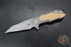 Hinderer Fulltrack- Wharncliffe Edge- Working Finish Titanium And Various G-10 Handle- Working Finish Blade