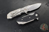 Hinderer Halftrack- Slicer Edge- Stonewash Titanium And Various G-10 Handles- Stonewash Magnacut Blade