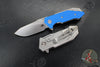 Hinderer Halftrack- Slicer Edge- Stonewash Titanium And Various G-10 Handles- Stonewash Magnacut Blade