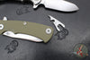 Hinderer Project X- Sheepsfoot- Stonewash Finished Titanium And Various G-10 Scales- Stonewash Magnacut Blade