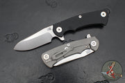 Hinderer Project X- Sheepsfoot- Working Finish Titanium And Various G-10 Scales- Stonewash Magnacut Blade