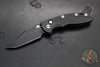 Hinderer XM-18 3.5"- AUTOMATIC- Bowie- Battle Black DLC Finished Titanium- Battle Black DLC Blade