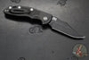 Hinderer XM-18 3.5"- AUTOMATIC- Bowie- Battle Black DLC Finished Titanium- Battle Black DLC Blade