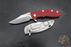 Hinderer XM-18 3.0"- Bowie Edge- Stonewash Finish Titanium And Various G-10 Handles- Stonewash Finish 20CV Blade