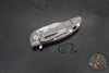 Hinderer XM-18 3.0"- Bowie Edge- Working Finish Titanium And OD Green G-10 Handles- Working Finish 20CV Blade