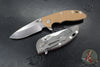 Hinderer XM-18 3.25"- Spearpoint- Working Finish Titanium and Various G-10 Handle Scales- Stonewash S45VN Steel Blade