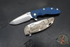 Hinderer XM-18 3.5" Spanto Edge- Bead Blast Bronze Finished Titanium And Various G-10 Handle Scales- Stonewash Magnacut Steel Blade