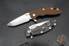 Hinderer XM-18 3.5" Spanto Edge- Stonewash DLC Finished Titanium And Various G-10 Handle Scales- Stonewash Magnacut Steel Blade