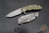 Hinderer XM-18 3.5" Spanto Edge- Working Finish Titanium And Various G-10 Handle Scales- Working Finish Magnacut Steel Blade