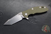 Hinderer XM-18 3.0"- Harpoon Tanto- Stonewash Bronze Titanium And Various G-10 Handles- Stonewash Finished S45VN Blade