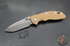 Hinderer XM-18 3.25"- Spanto Edge- NON FLIPPER- Working Finish Titanium and Various G-10 Handle Scales- Working Finish Magnacut Steel Blade