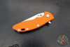 Hinderer XM-18 3.25"- Spanto Edge- Stonewash Blue Titanium and Various G-10 Handle Scales- Stonewash Magnacut Steel Blade