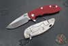 Hinderer XM-18 3.25"- Spanto Edge- Stonewash Titanium and Various G-10 Handle Scales- Stonewash Magnacut Steel Blade