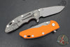 Hinderer XM-18 3.25"- Spanto Edge- Working Finish Titanium and Various G-10 Handle Scales- Working Finish Magnacut Steel Blade