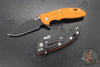 Hinderer XM-18 3.5"- Bowie Edge- Battle Black Finished Titanium with Various G-10 Handle- Battle Black Finished Magnacut Blade