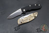 Hinderer XM-18 3.5"- NON FLIPPER- Recurve Edge- Stonewash Bronze Ti And Various G-10 Scale- Stonewash Finished Magnacut Steel Blade