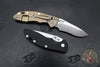 Hinderer XM-18 3.5"- NON FLIPPER- Recurve Edge- Stonewash Bronze Ti And Various G-10 Scale- Stonewash Finished Magnacut Steel Blade