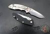 Hinderer XM-18 3.5"- NON FLIPPER- Recurve Edge- Stonewash Ti And Various G-10 Scale- Stonewash Finished Magnacut Steel Blade