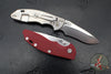 Hinderer XM-18 3.5"- NON FLIPPER- Recurve Edge- Stonewash Ti And Various G-10 Scale- Stonewash Finished Magnacut Steel Blade