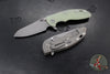 Hinderer XM-18 3.5"- Sheepsfoot- Working Finish Titanium Handle- Various G-10 Scales- Working Finish S45VN Steel Blade