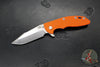 Hinderer XM-18 3.5"- Skinny Harpoon Spanto- Stonewash Blue Titanium And Various G-10 Handles- Stonewash Magnacut Steel Blade