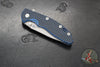 Hinderer XM-18 3.5"- Skinny Slicer- Hollow Grind- Battle Blue Finished Titanium And Various G-10 Handles- Working Finish Magnacut Steel Blade