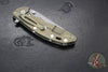 Hinderer XM-18 3.5"- Skinny Slicer- Hollow Grind- Battle Green Finished Titanium And Various G-10 Handles- Working Finish Magnacut Steel Blade