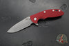 Hinderer XM-18 3.5"- Spanto Edge- LINER LOCK- Working Finish Ti And Various G-10 Handles- Working Finish Blade