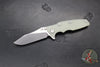 Hinderer Eklipse 3.5"- Skinny Slicer Edge- Hollow Grind- Stonewash Titanium and Various G-10 Scales- Stonewash Magnacut Blade