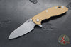 Hinderer XM-18 3.5"- Sheepsfoot- Working Finish Titanium Handle- Various G-10- Working Finish S45VN Steel Blade