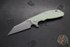 Hinderer XM-24 4.0"- Skinny Wharncliffe Edge- Working Finish Titanium And Various G-10 Handles- Working Finish S45VN Blade
