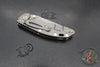 Hinderer XM-18 3.25"- Spanto Edge- NON FLIPPER- Working Finish Titanium and Various G-10 Handle Scales- Working Finish Magnacut Steel Blade
