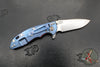 Hinderer XM-18 3.25"- Spanto Edge- Stonewash Blue Titanium and Various G-10 Handle Scales- Stonewash Magnacut Steel Blade