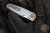 Holt Bladeworks Morpheus Flipper SN1871- Blizzard Pattern Titanium Handles- M390 Near Mirror Blade Finish
