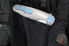 Holt Bladeworks Morpheus Flipper- Feather Pattern Titanium- Burnished In The Nude Titanium Handles- VANAX Near Mirror Blade Finish SN1879