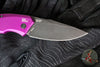 Kershaw Launch 1- Purple Handle- Battleworn Black Blade 7100PURBW