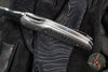 Jeremy Krammes Custom Flipper - Satin Wharncliffe Blade- Carbon Fiber Handle with Zirconium Bolster